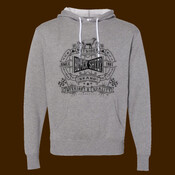 Black Sheep Brand Logo Hoodie black on grey